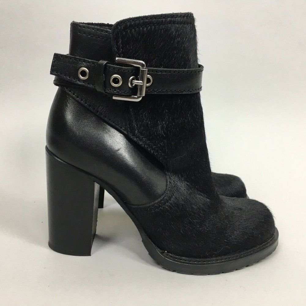 Allsaints Jules Jodphur Pony Hair Belted Booties boots